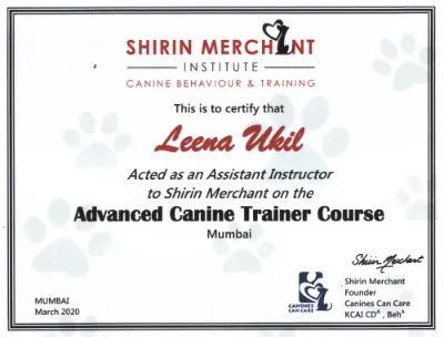 Advanced Canine Trainer Course